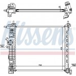 Nissens Ψυγείο, Ψύξη Κινητήρα - 630737