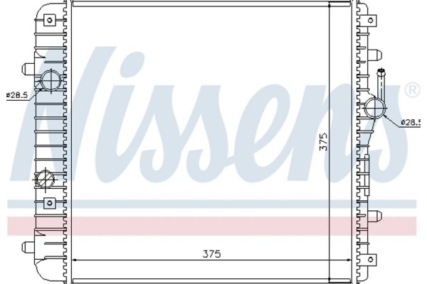 Nissens Ψυγείο, Ψύξη Κινητήρα - 630738