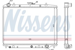 Nissens Ψυγείο, Ψύξη Κινητήρα - 630754