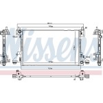 Nissens Ψυγείο, Ψύξη Κινητήρα - 630766