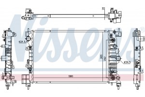 Nissens Ψυγείο, Ψύξη Κινητήρα - 630778