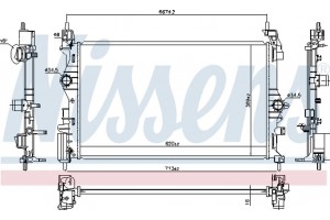 Nissens Ψυγείο, Ψύξη Κινητήρα - 630785