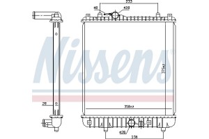 Nissens Ψυγείο, Ψύξη Κινητήρα - 630787
