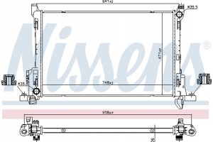 Nissens Ψυγείο, Ψύξη Κινητήρα - 630792