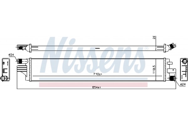 Nissens Ψυγείο, Ψύξη Κινητήρα - 630794