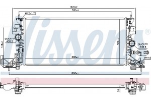 Nissens Ψυγείο, Ψύξη Κινητήρα - 630797