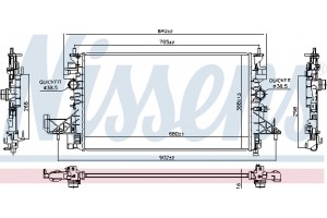 Nissens Ψυγείο, Ψύξη Κινητήρα - 630798