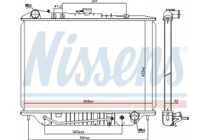 Nissens Ψυγείο, Ψύξη Κινητήρα - 63117