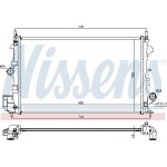 Nissens Ψυγείο, Ψύξη Κινητήρα - 63123