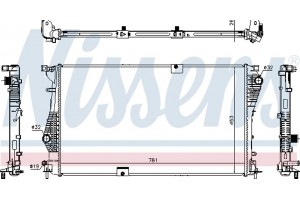 Nissens Ψυγείο, Ψύξη Κινητήρα - 63124
