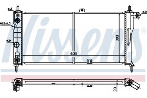 Nissens Ψυγείο, Ψύξη Κινητήρα - 632751