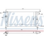 Nissens Ψυγείο, Ψύξη Κινητήρα - 632851