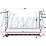 Nissens Ψυγείο, Ψύξη Κινητήρα - 63290