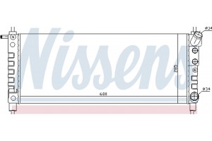 Nissens Ψυγείο, Ψύξη Κινητήρα - 63297