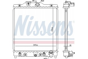 Nissens Ψυγείο, Ψύξη Κινητήρα - 633081