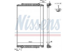 Nissens Ψυγείο, Ψύξη Κινητήρα - 63329A