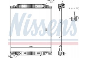 Nissens Ψυγείο, Ψύξη Κινητήρα - 63330A