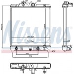 Nissens Ψυγείο, Ψύξη Κινητήρα - 63340