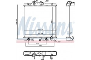 Nissens Ψυγείο, Ψύξη Κινητήρα - 63340