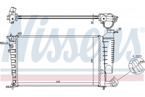 Nissens Ψυγείο, Ψύξη Κινητήρα - 635181