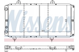 Nissens Ψυγείο, Ψύξη Κινητήρα - 635721