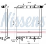 Nissens Ψυγείο, Ψύξη Κινητήρα - 636016