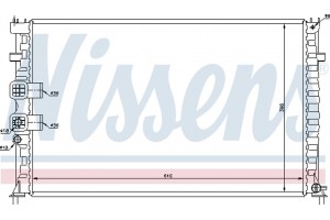 Nissens Ψυγείο, Ψύξη Κινητήρα - 63748