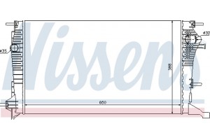 Nissens Ψυγείο, Ψύξη Κινητήρα - 637607