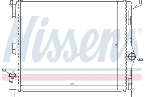 Nissens Ψυγείο, Ψύξη Κινητήρα - 637609