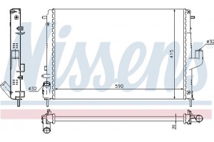 Nissens Ψυγείο, Ψύξη Κινητήρα - 637613