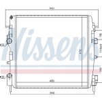 Nissens Ψυγείο, Ψύξη Κινητήρα - 63762