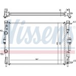 Nissens Ψυγείο, Ψύξη Κινητήρα - 63764