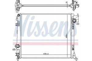 Nissens Ψυγείο, Ψύξη Κινητήρα - 637663