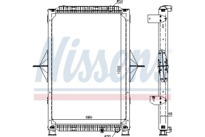 Nissens Ψυγείο, Ψύξη Κινητήρα - 63778A