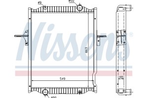 Nissens Ψυγείο, Ψύξη Κινητήρα - 63781A