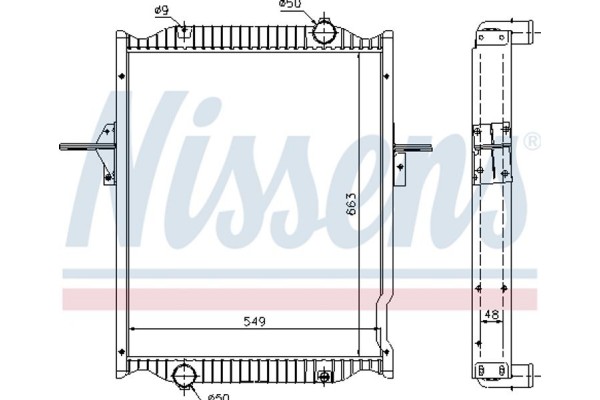 Nissens Ψυγείο, Ψύξη Κινητήρα - 63781A
