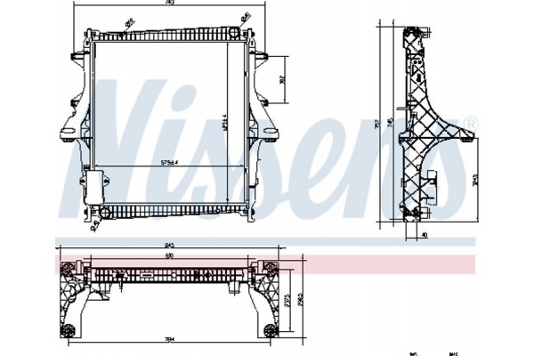 Nissens Ψυγείο, Ψύξη Κινητήρα - 637875