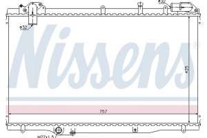 Nissens Ψυγείο, Ψύξη Κινητήρα - 63791