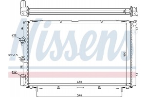 Nissens Ψυγείο, Ψύξη Κινητήρα - 63796