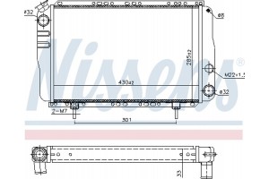 Nissens Ψυγείο, Ψύξη Κινητήρα - 63800