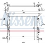 Nissens Ψυγείο, Ψύξη Κινητήρα - 63856