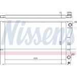 Nissens Ψυγείο, Ψύξη Κινητήρα - 63881