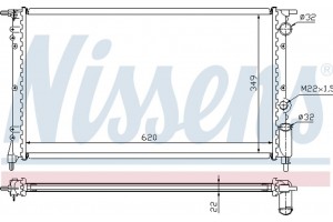 Nissens Ψυγείο, Ψύξη Κινητήρα - 63918