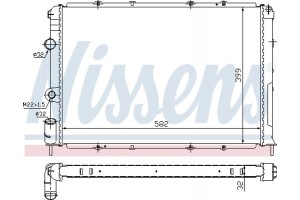 Nissens Ψυγείο, Ψύξη Κινητήρα - 63938A