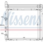 Nissens Ψυγείο, Ψύξη Κινητήρα - 63985