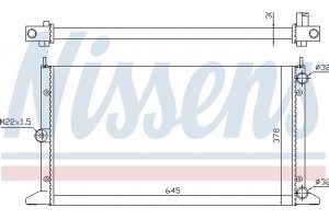 Nissens Ψυγείο, Ψύξη Κινητήρα - 63991