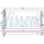 Nissens Ψυγείο, Ψύξη Κινητήρα - 640012