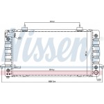 Nissens Ψυγείο, Ψύξη Κινητήρα - 64029