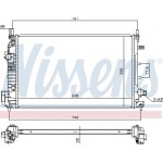 Nissens Ψυγείο, Ψύξη Κινητήρα - 640302