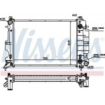 Nissens Ψυγείο, Ψύξη Κινητήρα - 64034A
